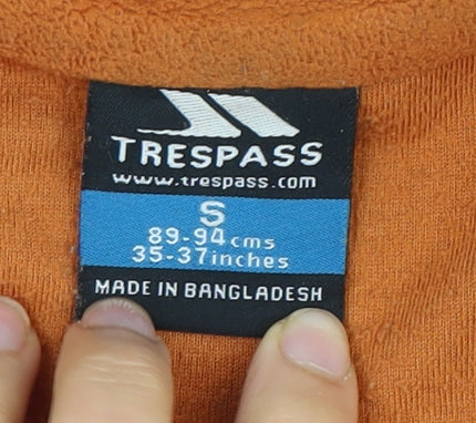Mens UK Size S Trespass Orange Pullover Sweatshirt