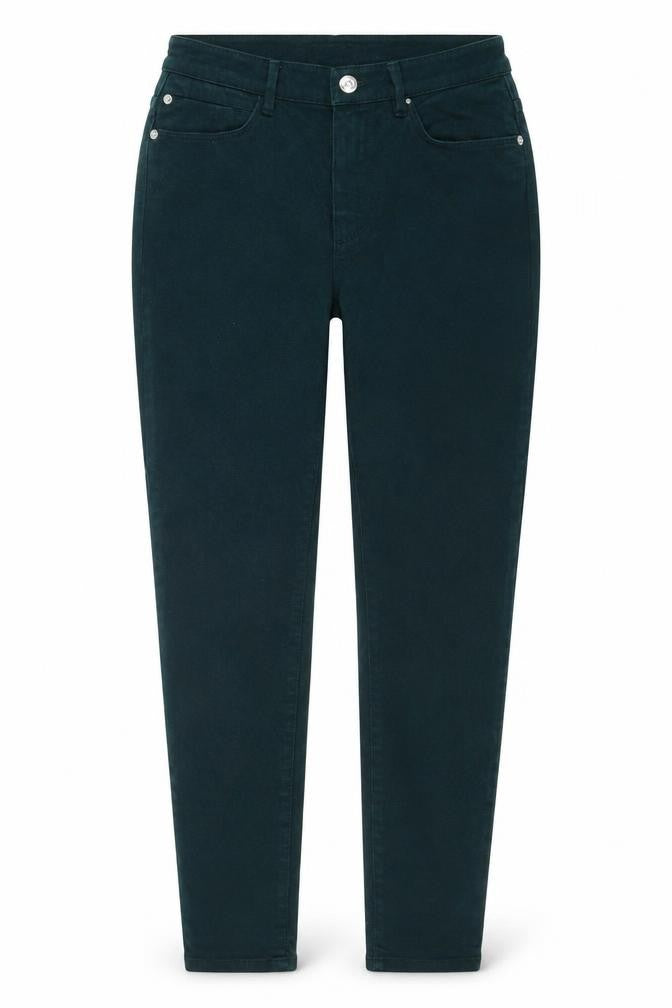 Womens UK Size 8 Massimo Dutti Slim Fit Skinny Green Jeans