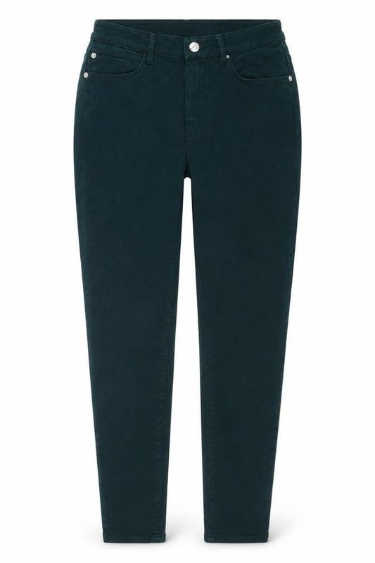 Front view of Massimo Dutti Women's Green Skinny Jeans, size 8