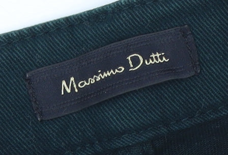 Massimo Dutti Women's Green Skinny Jeans Size 8