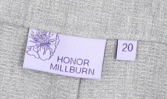 Womens UK Size 20 HONOR MILLBURN   Grey Trousers