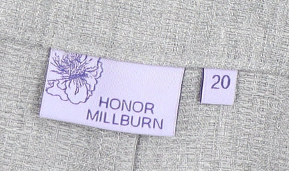Womens UK Size 20 HONOR MILLBURN   Grey Trousers