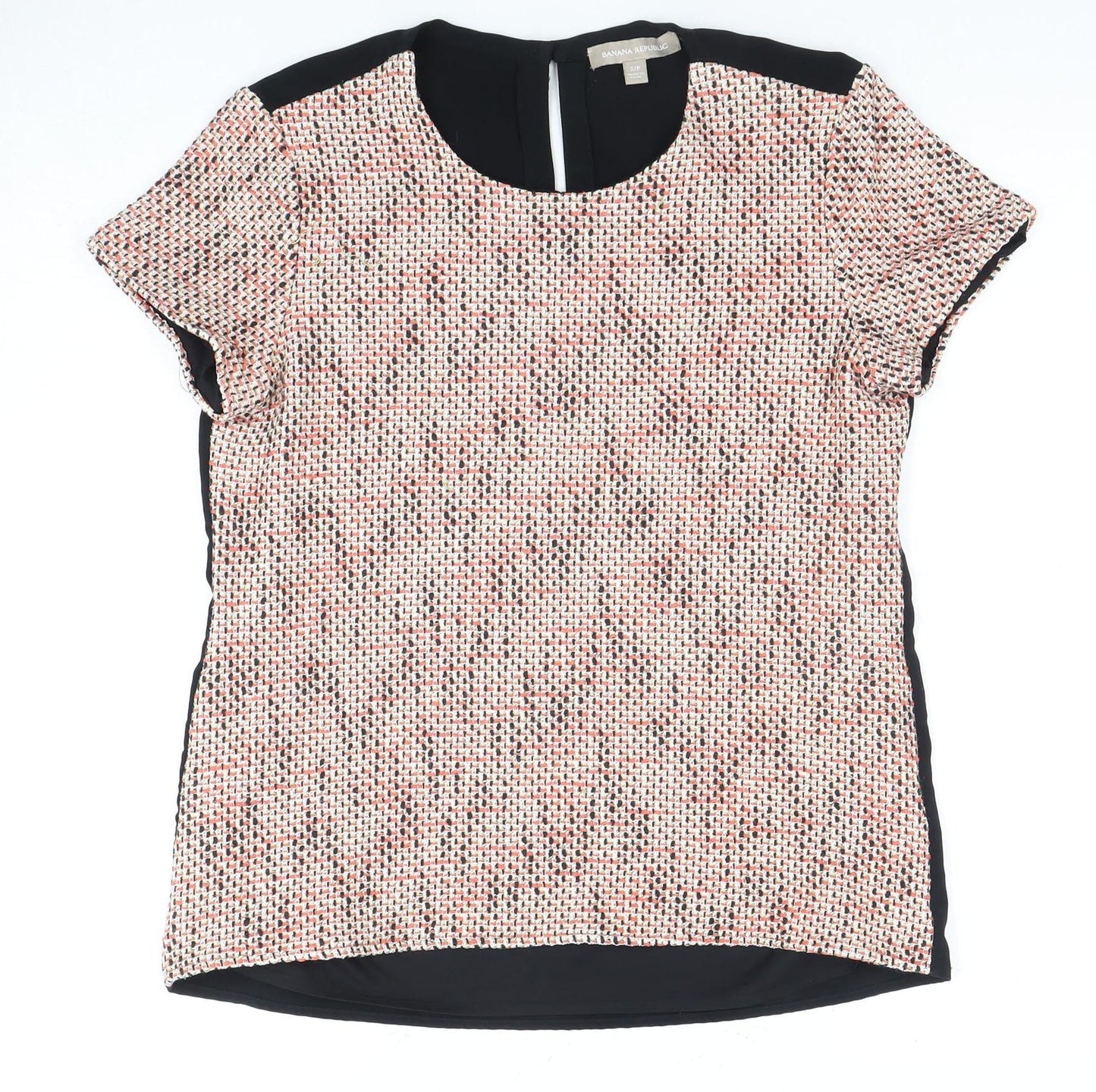 Banana Republic Women's Blouse, Black Multicolour, S