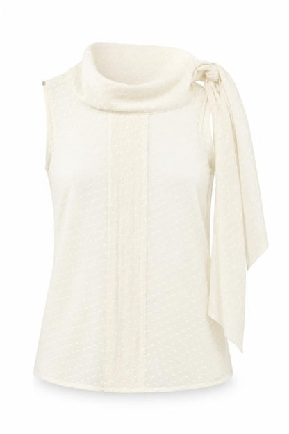 Womens UK Size 2 Banana Republic Ivory Basic Blouse