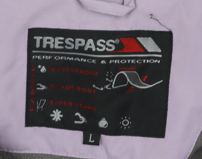Womens UK Size L Trespass Purple 3-in-1 Jacket