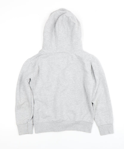 SoulCal&Co Boys Grey Pullover Hoodie, Logo, 9-10 Years
