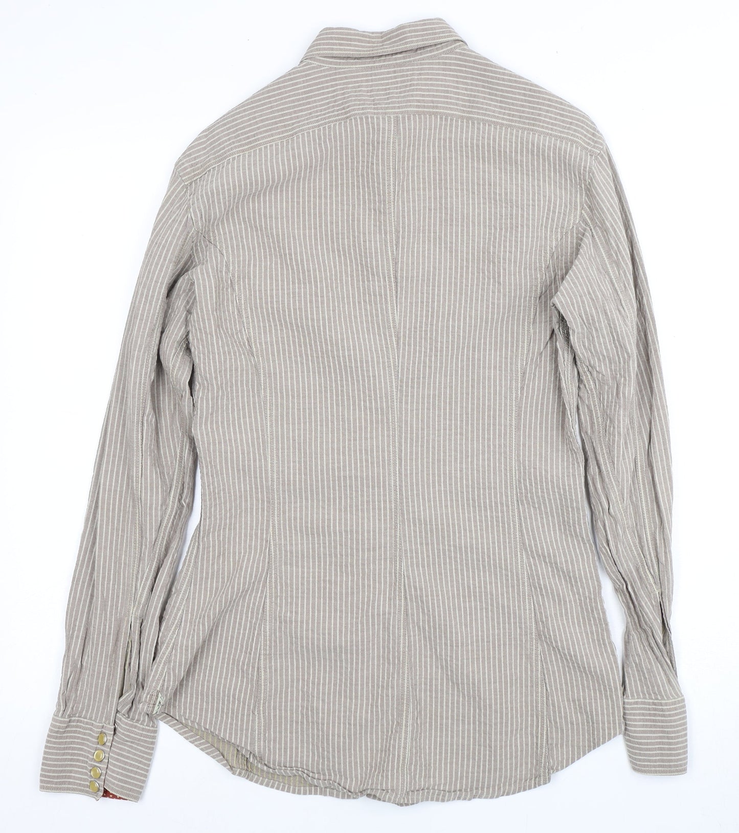Unisex Adults UK Size 15 1/2 Paul Smith Beige  Button-Up
