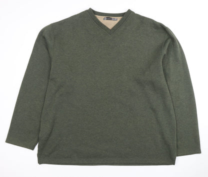 Mens UK Size XL armando Green Pullover Sweatshirt