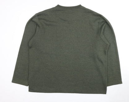 Mens UK Size XL armando Green Pullover Sweatshirt