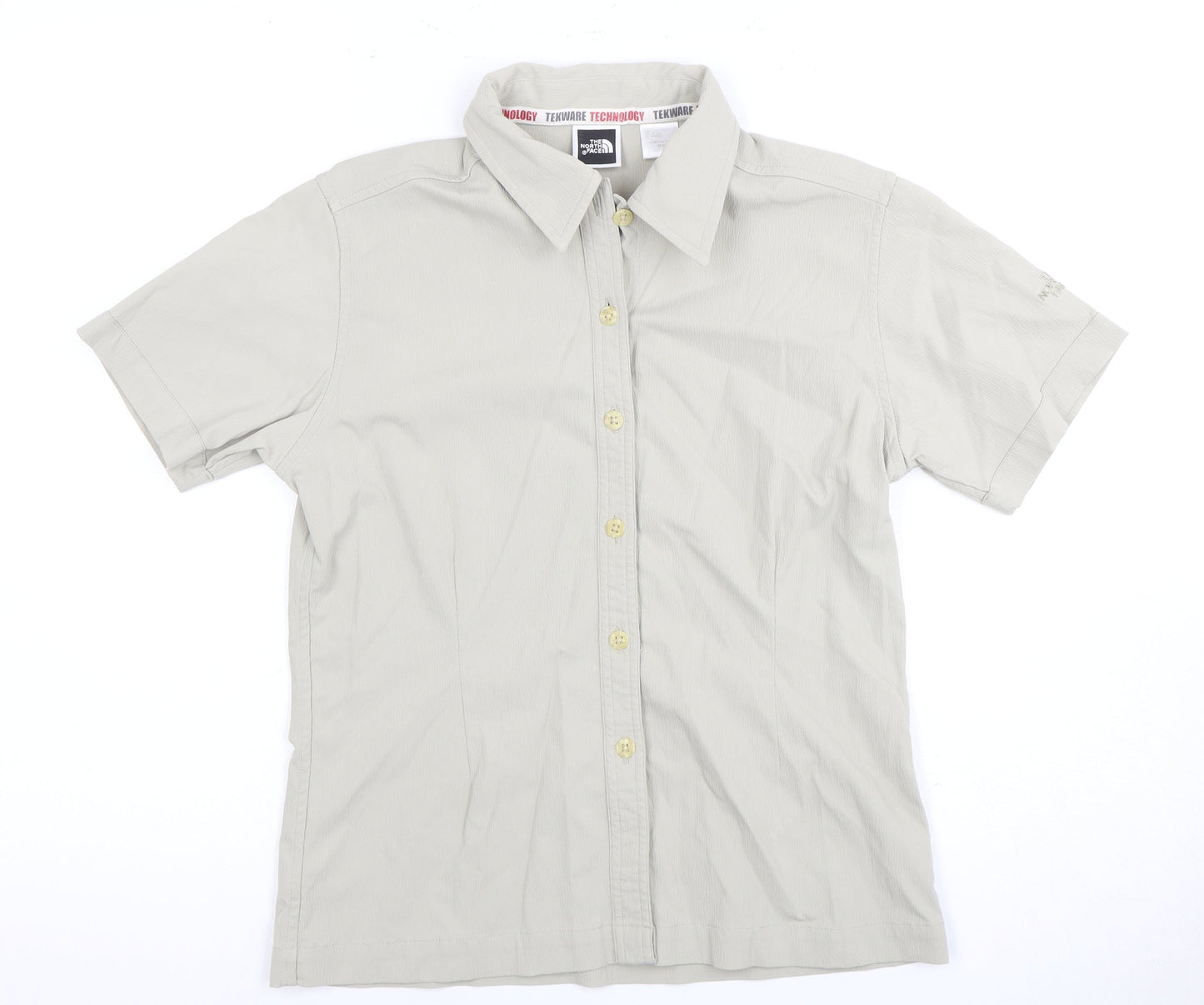 Unisex Adults UK Size M The North Face Grey Basic Button-Up