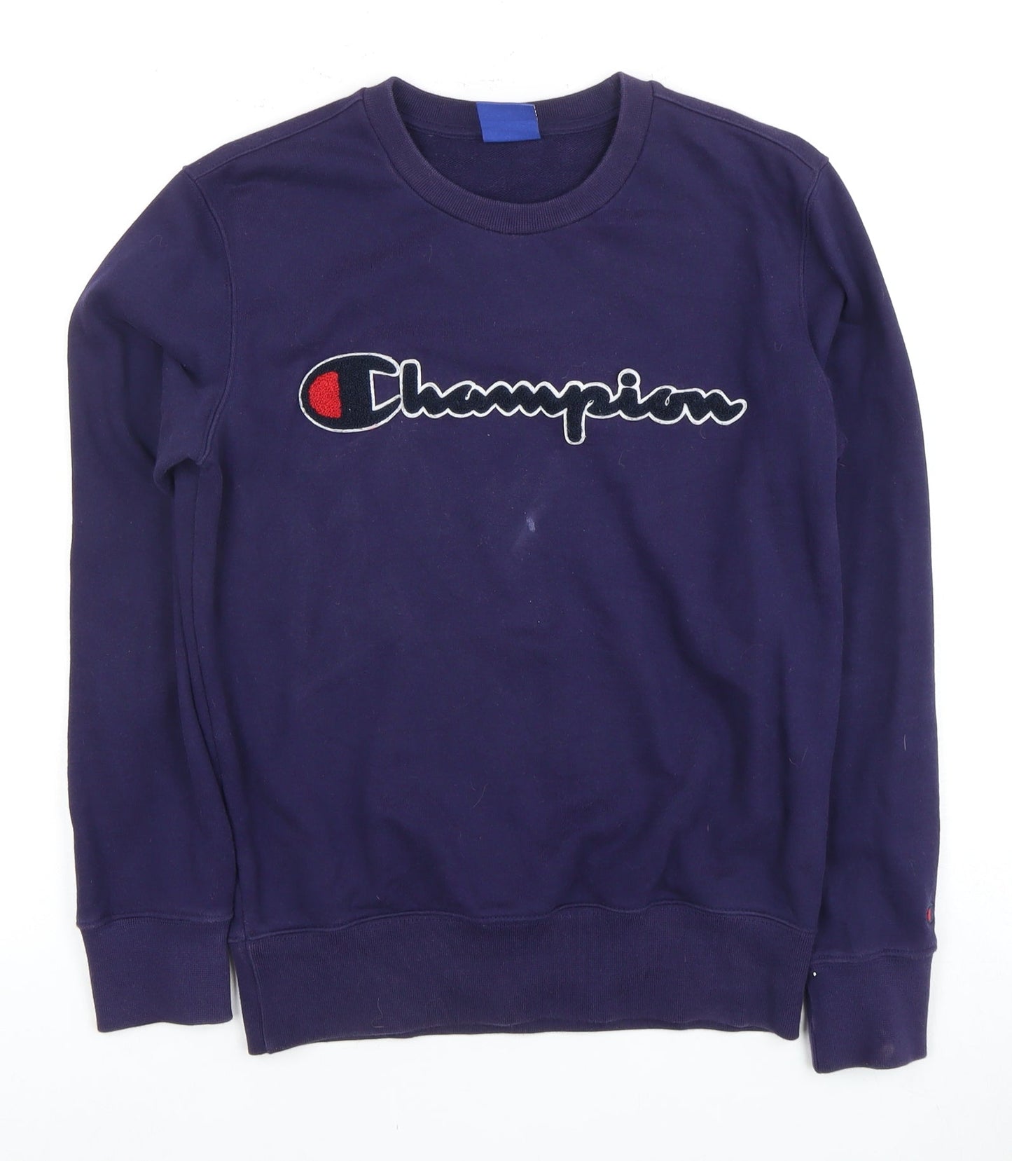 Mens UK Size S Champion Blue Pullover Sweatshirt