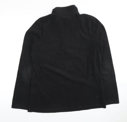 Womens UK Size 12 Regatta Black Full Zip Sweatshirt