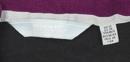 Womens UK Size 12 Regatta Black Full Zip Sweatshirt