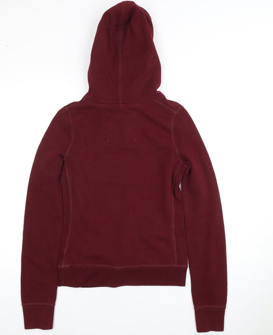 Abercrombie & Fitch Red XS Unisex Pullover Hoodie