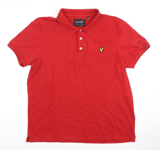 Lyle & Scott Men's Red Polo Shirt XL