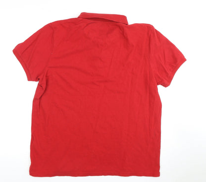 Lyle & Scott Men's Red Polo Shirt XL
