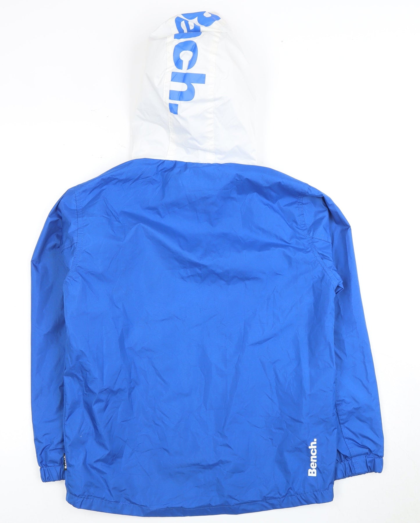 Bench Boys Blue & White Windbreaker Jacket, 11-12 Years