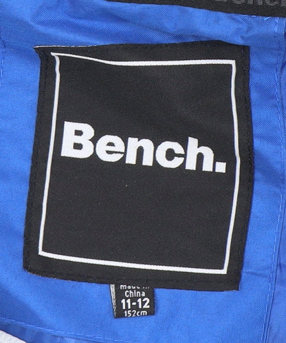 Bench Boys Blue & White Windbreaker Jacket, 11-12 Years