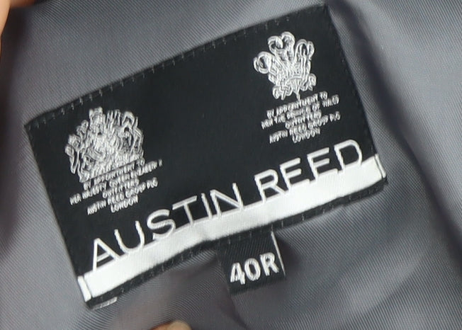 Austin Reed Men's Grey Wool Blazer 40R