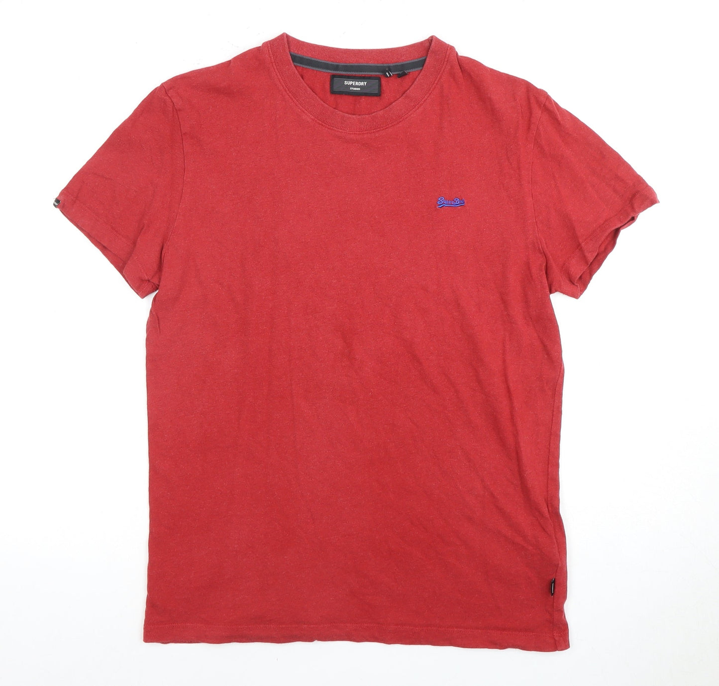 Superdry Red Men's S Solid Short Sleeve T-Shirt