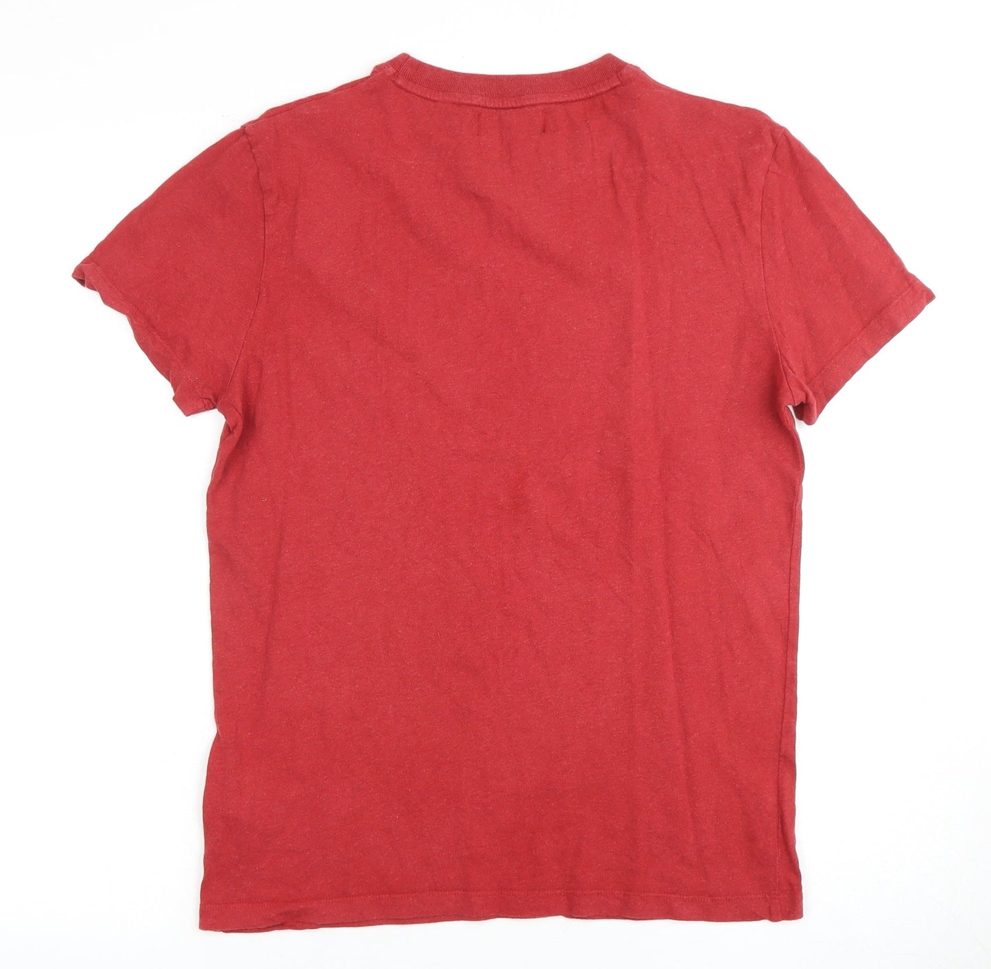 Superdry Red Men's S Solid Short Sleeve T-Shirt