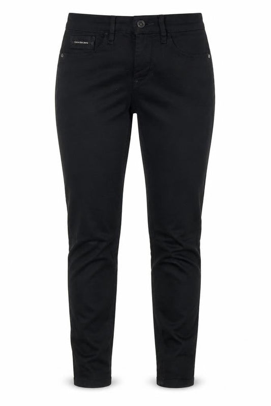 Womens UK Size 25 Calvin Klein Slim Fit Skinny Black Jeans