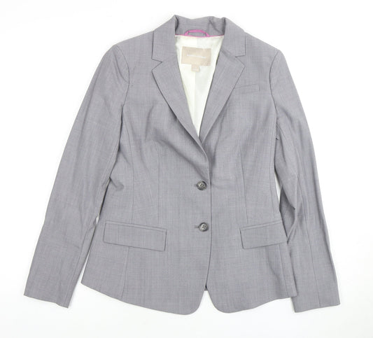 Banana Republic Women's Grey Wool Suit Jacket M