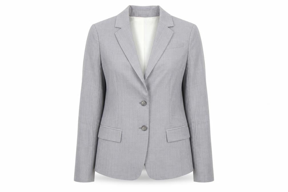 Womens UK Size M Banana Republic Regular Grey Suit Jacket