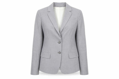 Womens UK Size M Banana Republic Regular Grey Suit Jacket