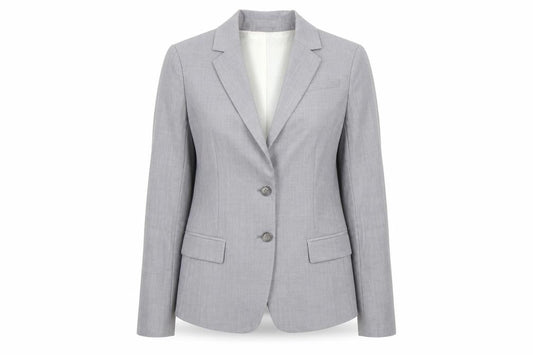 Womens UK Size M Banana Republic Regular Grey Suit Jacket