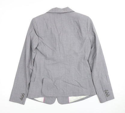 Banana Republic Women's Grey Wool Suit Jacket M