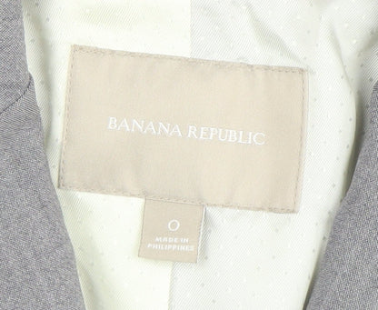 Banana Republic Women's Grey Wool Suit Jacket M