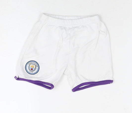 Manchester City Unisex Baby White Shorts 18-24 Months