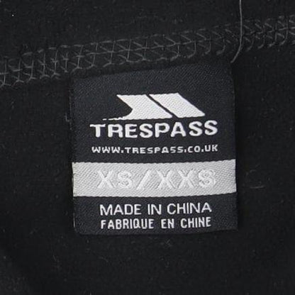 Trespass Women's Black 1/2 Zip Pullover Sweatshirt XS