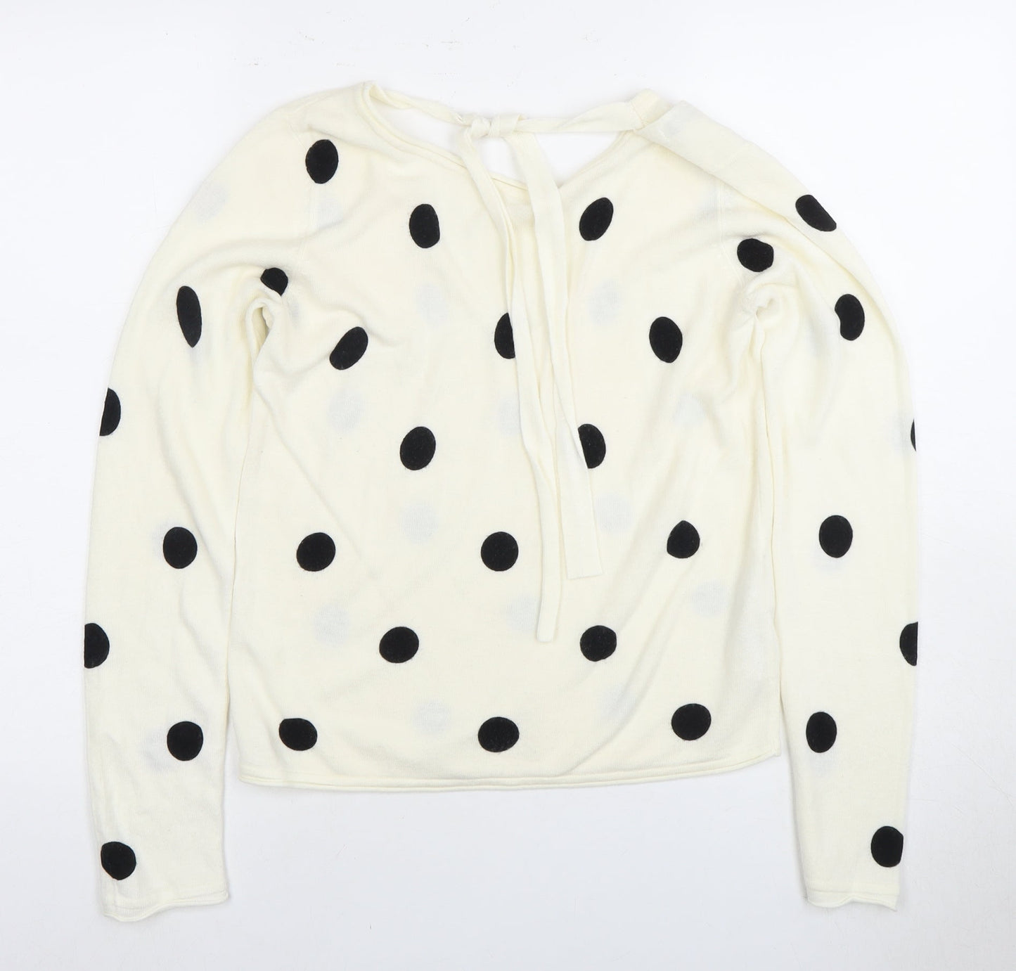 Womens UK Size M JACQUELINE de YONG Ivory Pullover Jumper