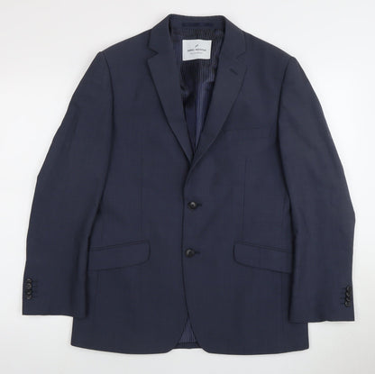 Mens UK Size 38 Daniel Hechter Regular Blue Suit Jacket