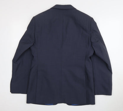Mens UK Size 38 Daniel Hechter Regular Blue Suit Jacket