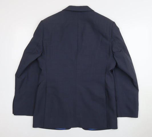 Mens UK Size 38 Daniel Hechter Regular Blue Suit Jacket