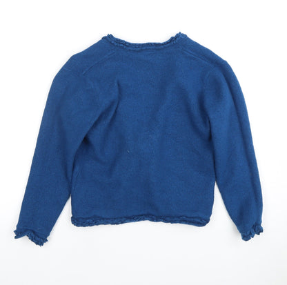 Womens UK Size M Jacques Vert Blue Cardigan