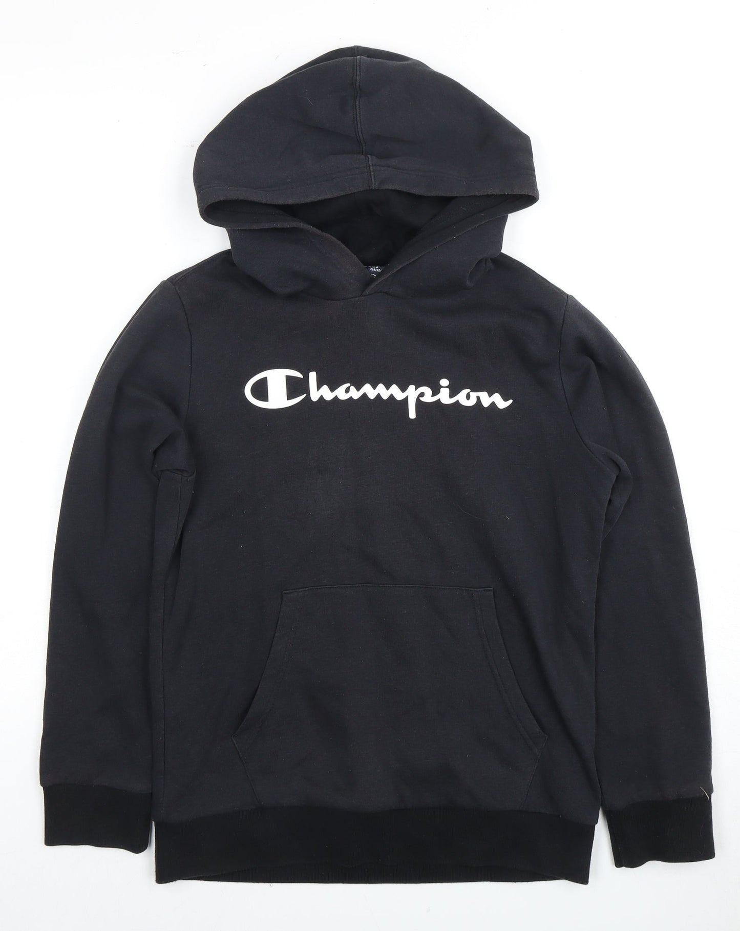 Champion Boys Black Pullover Hoodie - Size L