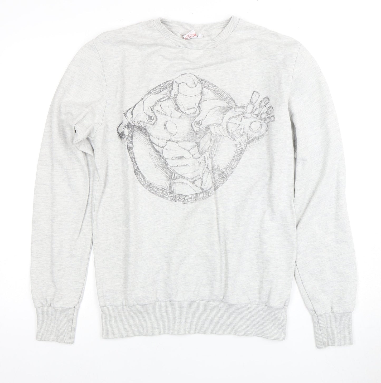 Marvel Avengers Men's Grey Iron Man Sweatshirt M