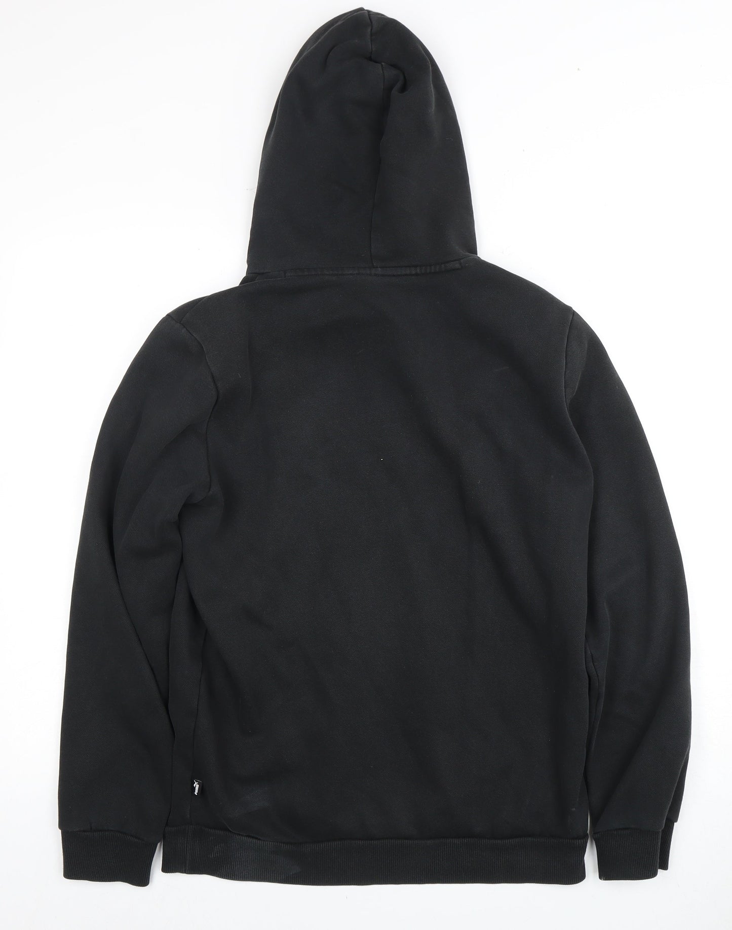 Mens UK Size S PUMA Black Pullover Hoodie