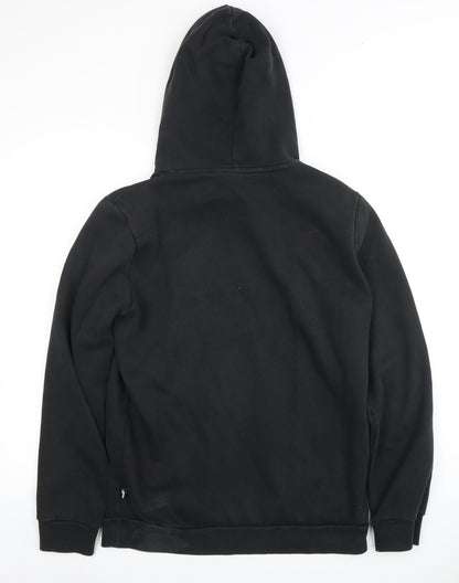 Mens UK Size S PUMA Black Pullover Hoodie
