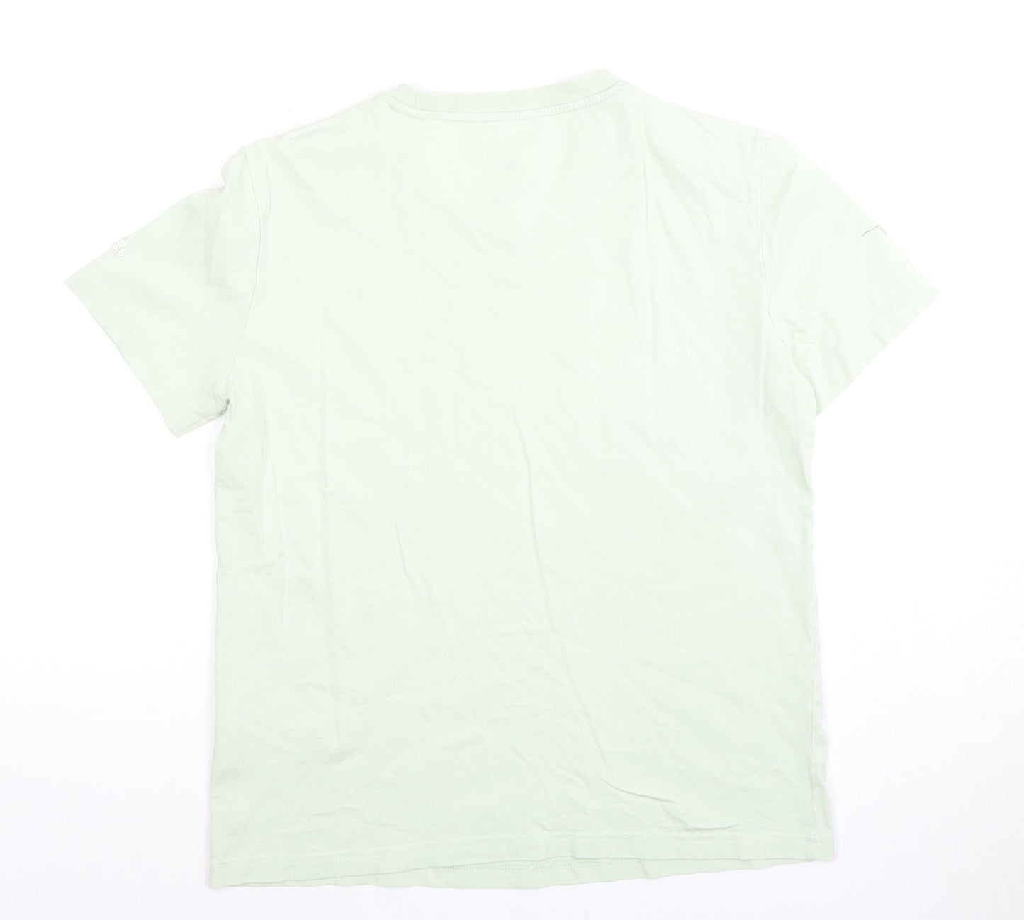 Womens UK Size M adidas Green Basic T-Shirt