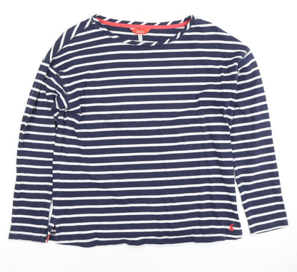 Womens UK Size 6 Joules Blue Basic T-Shirt