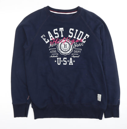 Tommy Hilfiger Unisex Blue Pullover Sweatshirt M