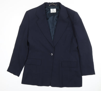 Viyella Women's Blue Blazer Size 10 Classic Fit