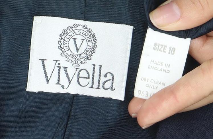 Viyella Women's Blue Blazer Size 10 Classic Fit