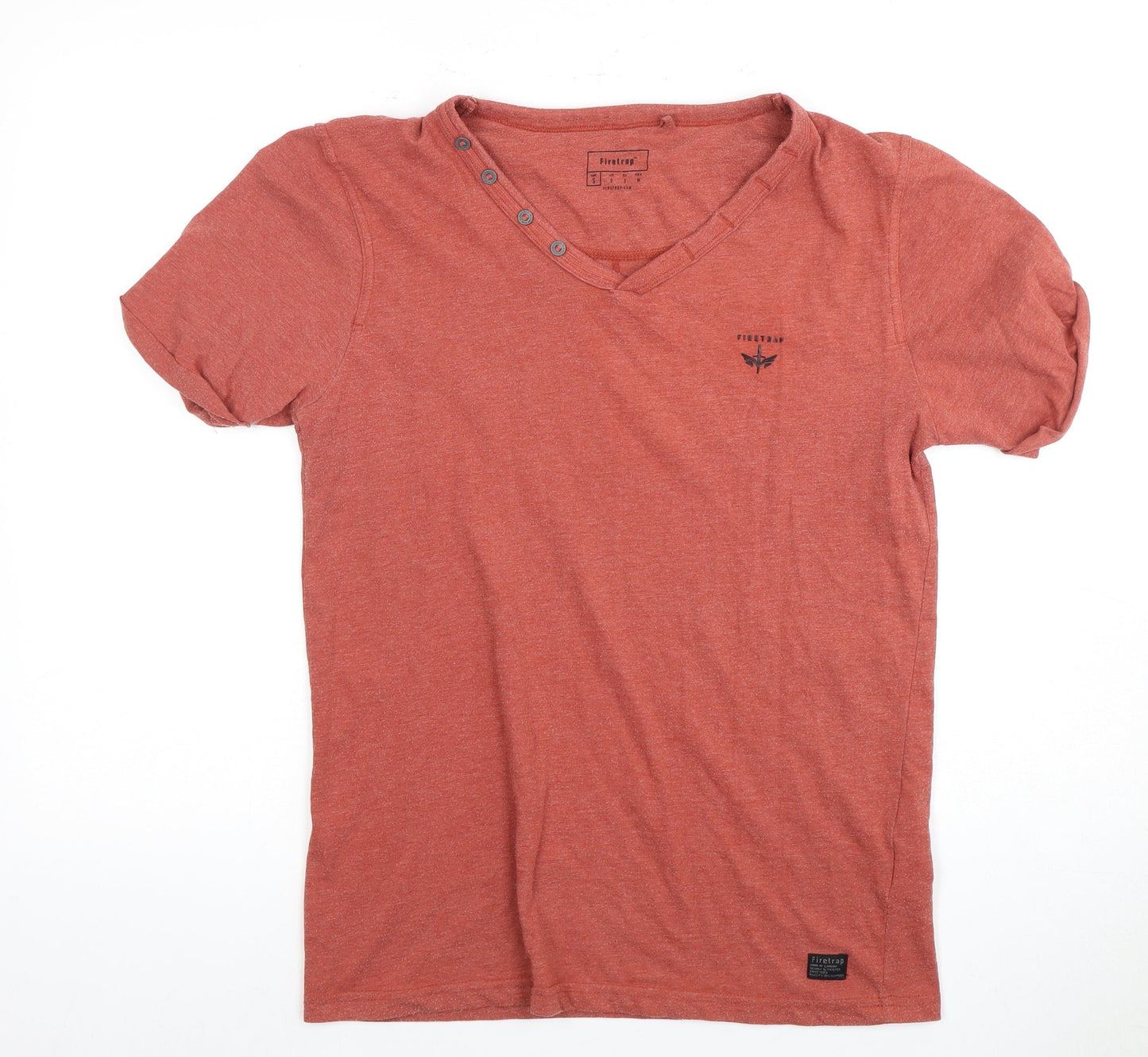 Mens UK Size S Firetrap Red  T-Shirt