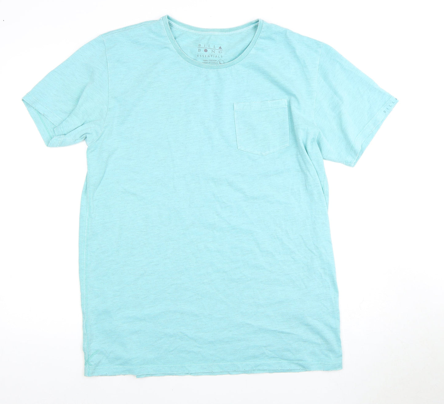 Mens UK Size L Billabong Blue  T-Shirt